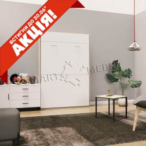 Шкаф-Кровать MITRA 140 Дуб Сонома - Нимфея Альба