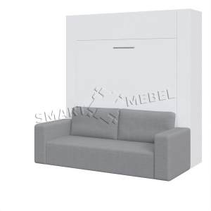 Шкаф-кровать-диван ISIDA-160 Нимфея Альба