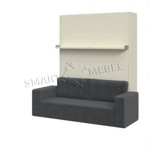 Murphy Bed  & Sofa Combo SOUL-140 Vanilla