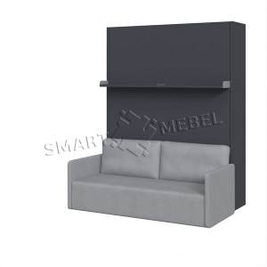 Murphy Bed  & Sofa Combo SOUL-140 Antracite