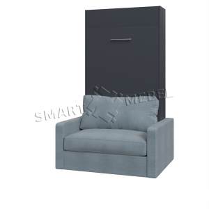 Murphy Bed  & Sofa Combo MIRA SOFA 90 Antracite