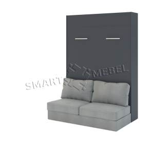 Murphy Bed  & Sofa Combo MIRA SOFA 140х200 Antracite