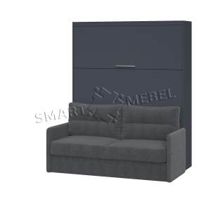 Murphy Bed  & Sofa Combo HF PLUS-160 Antracite