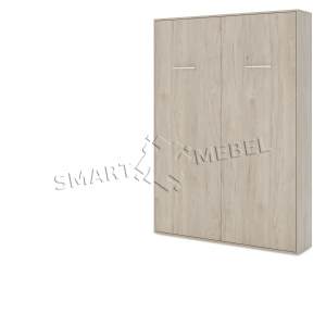 Murphy Bed SMARTBED 160 Hickory  Rockford Light