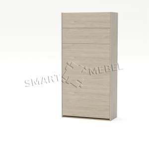 Murphy Bed JUPITER-90 Hickory Rockford Light