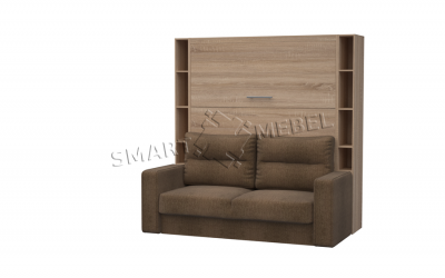 Шкаф-кровать-диван HF PLUS-160 K2 Дуб Сонома