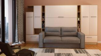 Шкаф-кровать-диван HF PLUS-160 NEW  4 М Шкаф-кровать-диван HF PLUS-160 NEW  4 М