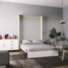 Шкаф-Кровать MITRA 140 Дуб Сонома - Нимфея Альба - фото 1