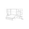 4,5 M - Шафа-ліжко-диван HF PLUS-160 - фото 3