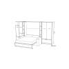 Шкаф-кровать-диван HF PLUS-160 NEW  4 М  - фото 3