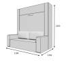 Murphy Bed  & Sofa Combo ISIDA - photo 2