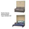 Шкаф-кровать-диван HF PLUS-160 - фото 6