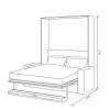 Murphy Bed  & Sofa Combo SOUL-160 NEW Antracite - photo 3