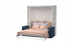 Шкаф-кровать-диван HF PLUS-160 K2 Нимфея Альба - фото 1